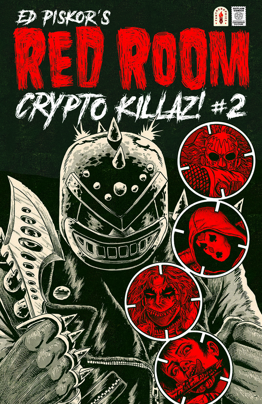 Red Room Crypto Killaz #2 Cover B Incentive Ed Piskor Variant Cover