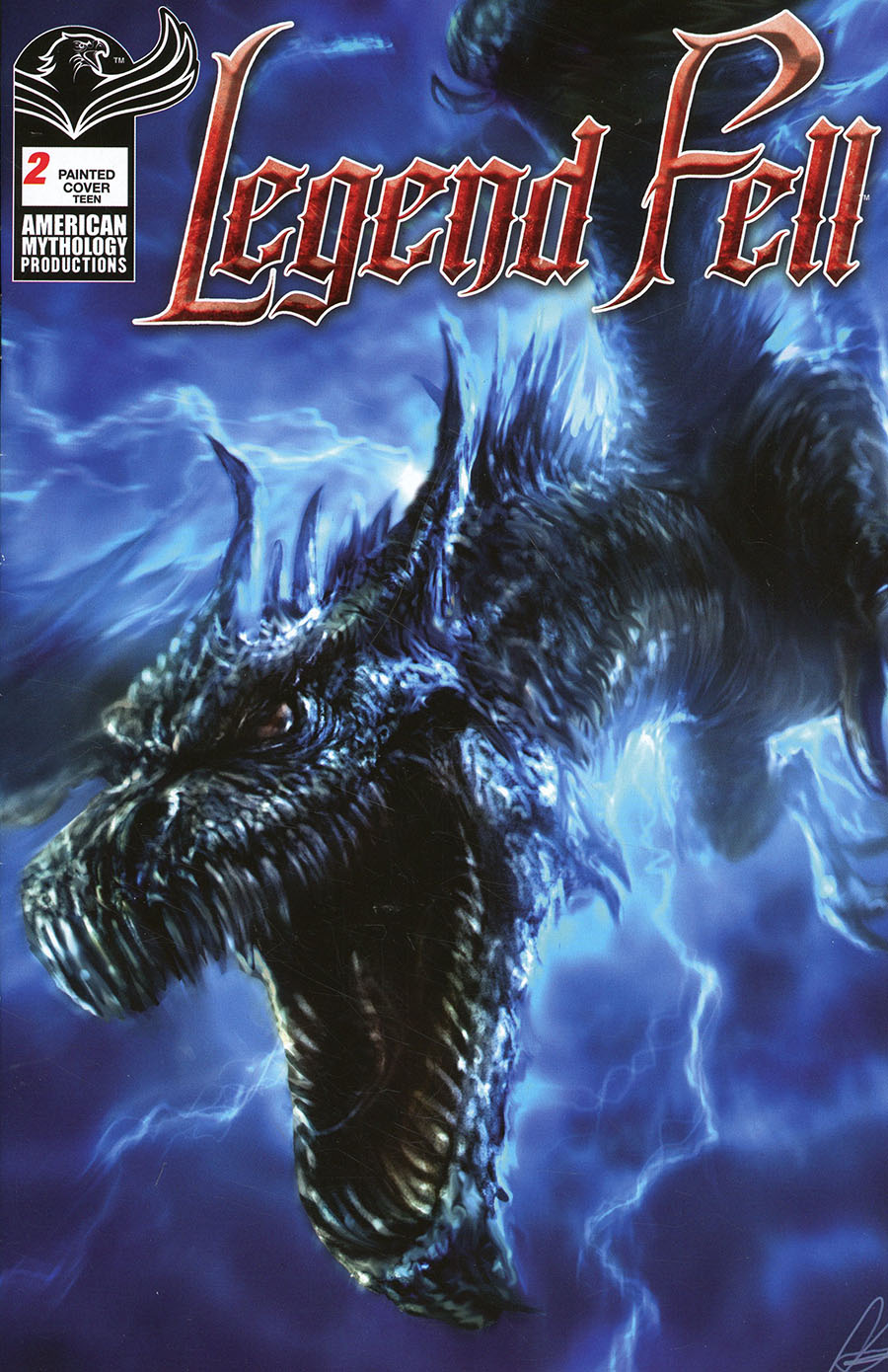 Legend Fell #2 Cover C Limited Edition Chris Scalf Dragons Painted Cover