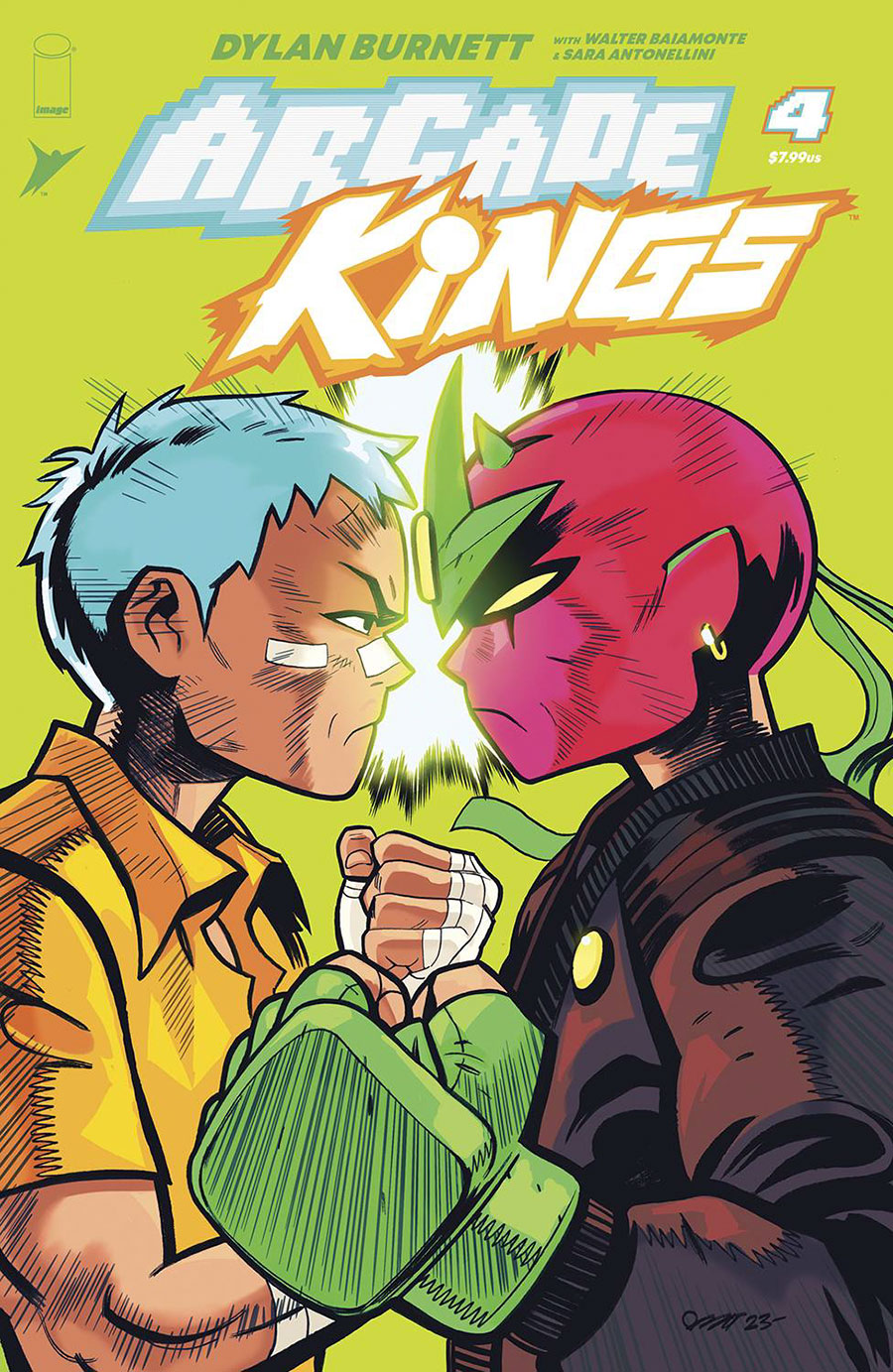 Arcade Kings #4 Cover A Regular Dylan Burnett Walter Baiamonte & Sara Antonellini Cover