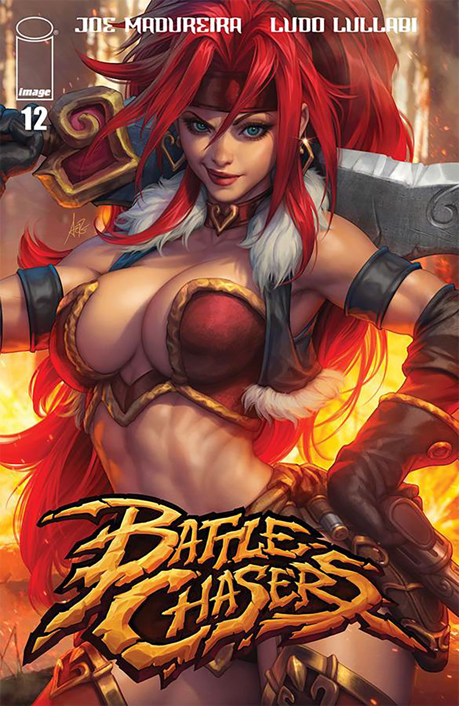 Battle Chasers #12 Cover D Variant Stanley Artgerm Lau Cover