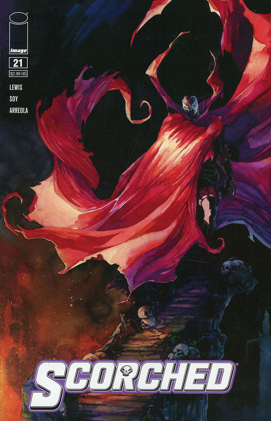 Scorched #21 Cover A Regular Fede Mele Cover