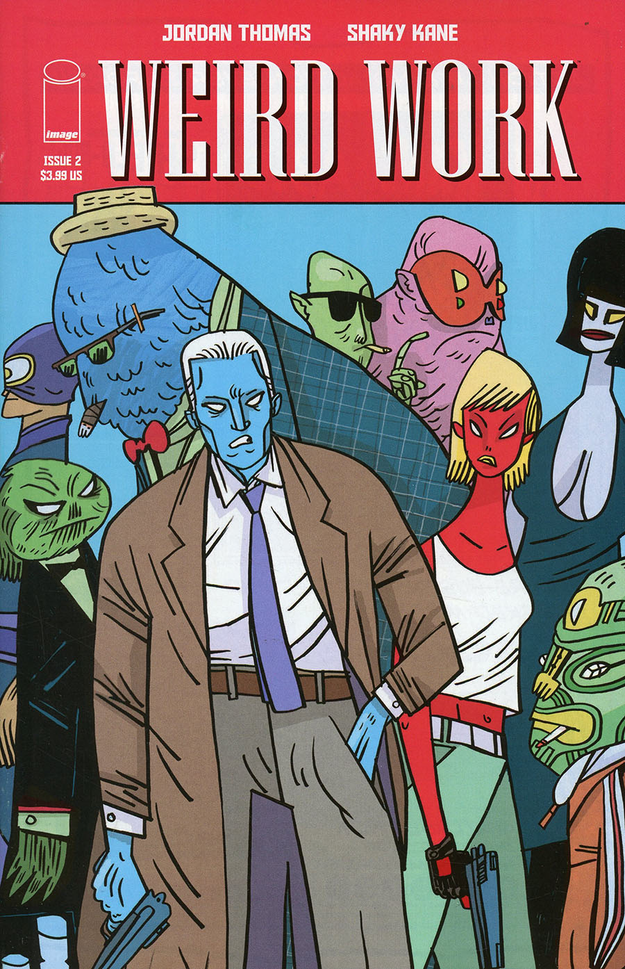 Weird Work #2 Cover B Variant Warwick Johnson-Cadwell Cover