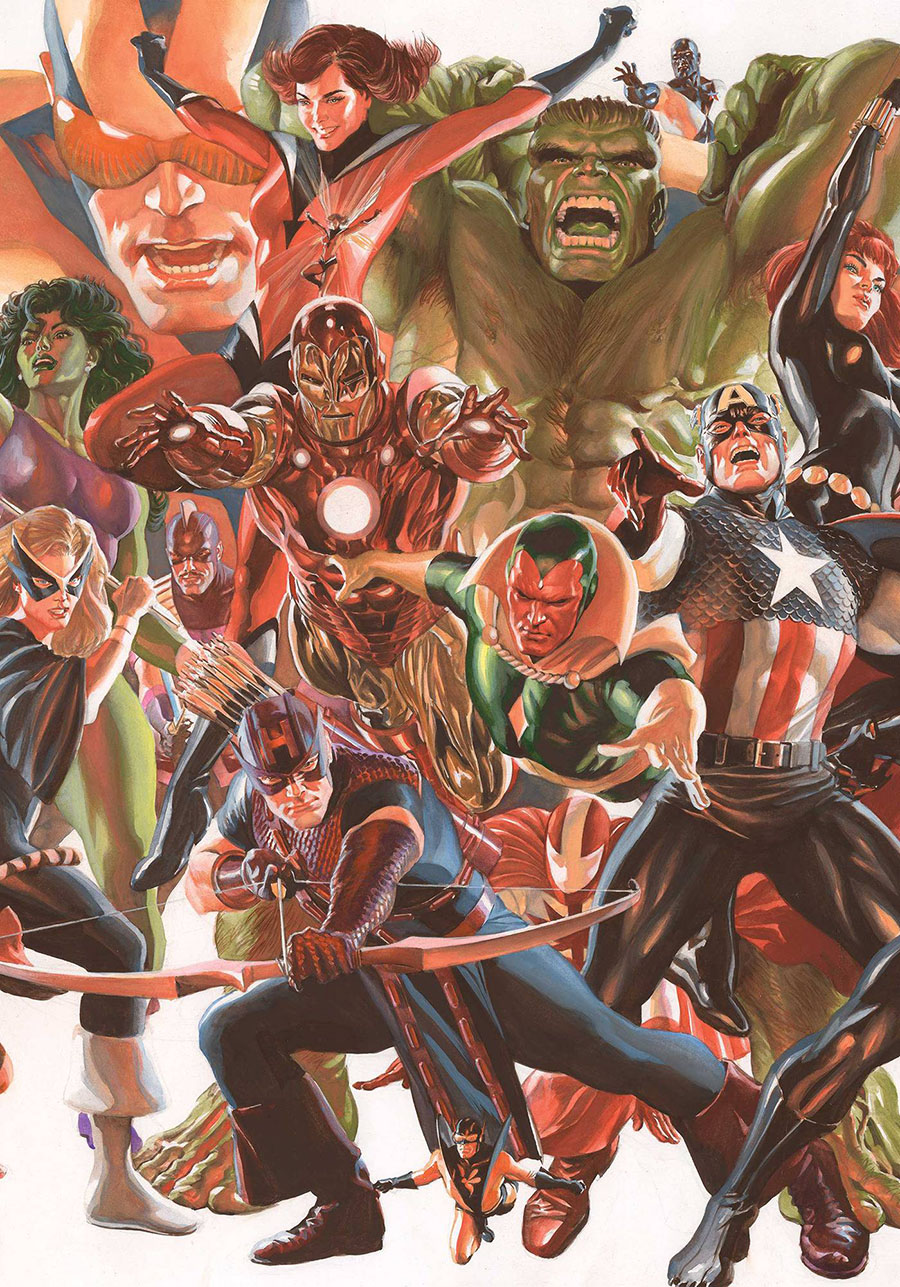 Avengers Vol 8 #4 Cover B Variant Alex Ross Avengers Connecting Part B Cover