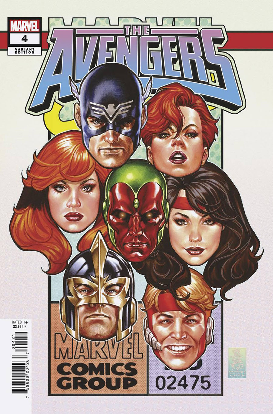 Avengers Vol 8 #4 Cover C Variant Mark Brooks Corner Box Cover