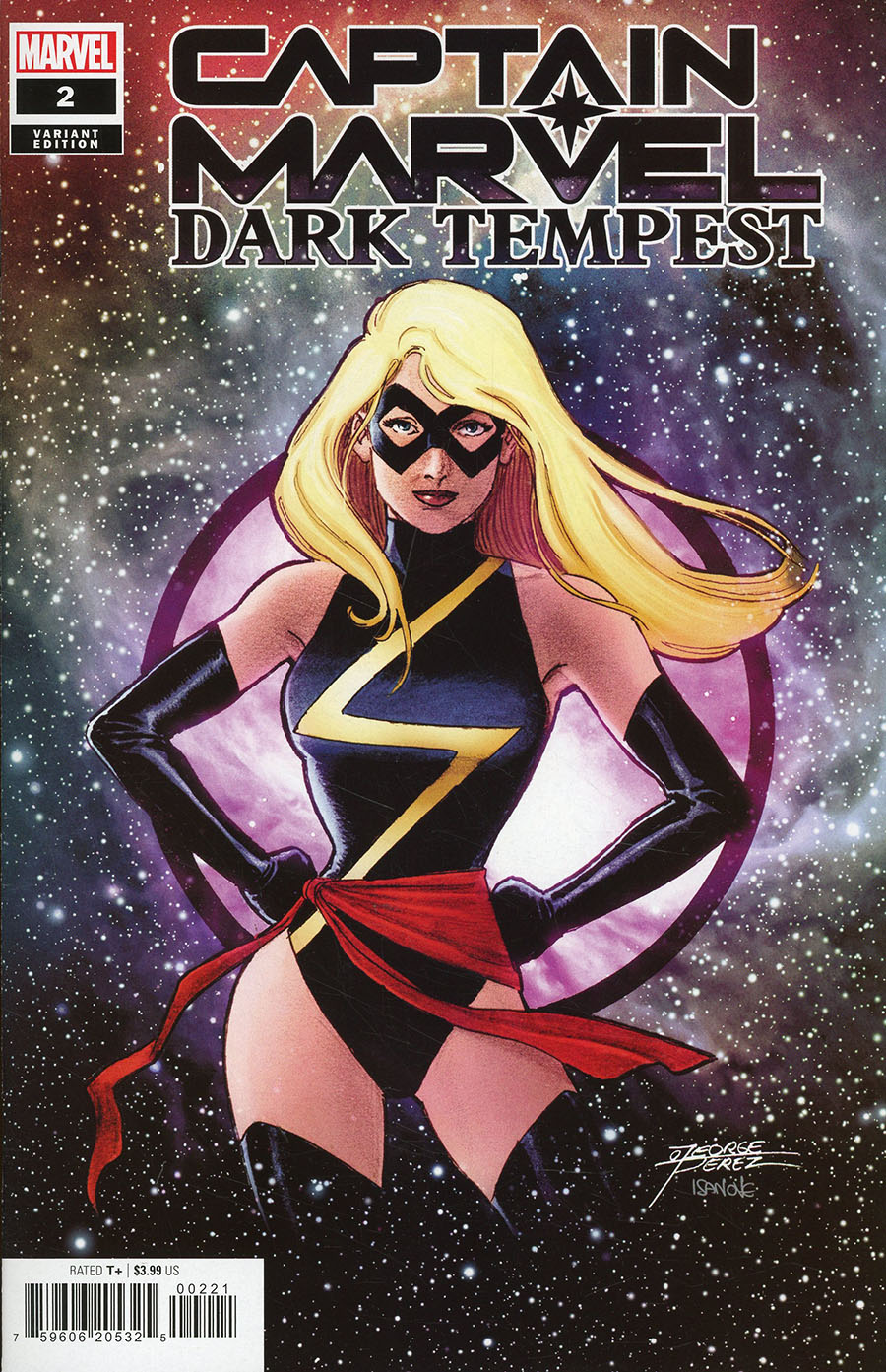 Captain Marvel Dark Tempest #2 Cover B Variant George Perez Cover