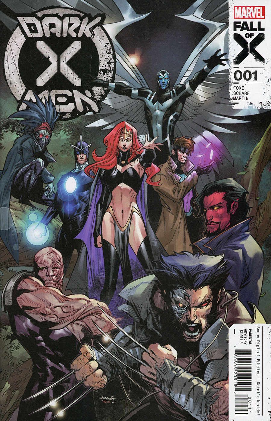 Dark X-Men Vol 2 #1 Cover A Regular Stephen Segovia Cover (Fall Of X Tie-In)