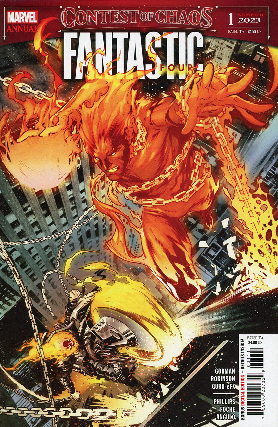 Fantastic Four Vol 7 Annual #1 Cover A Regular Francesco Manna Cover (Contest Of Chaos Tie-In)