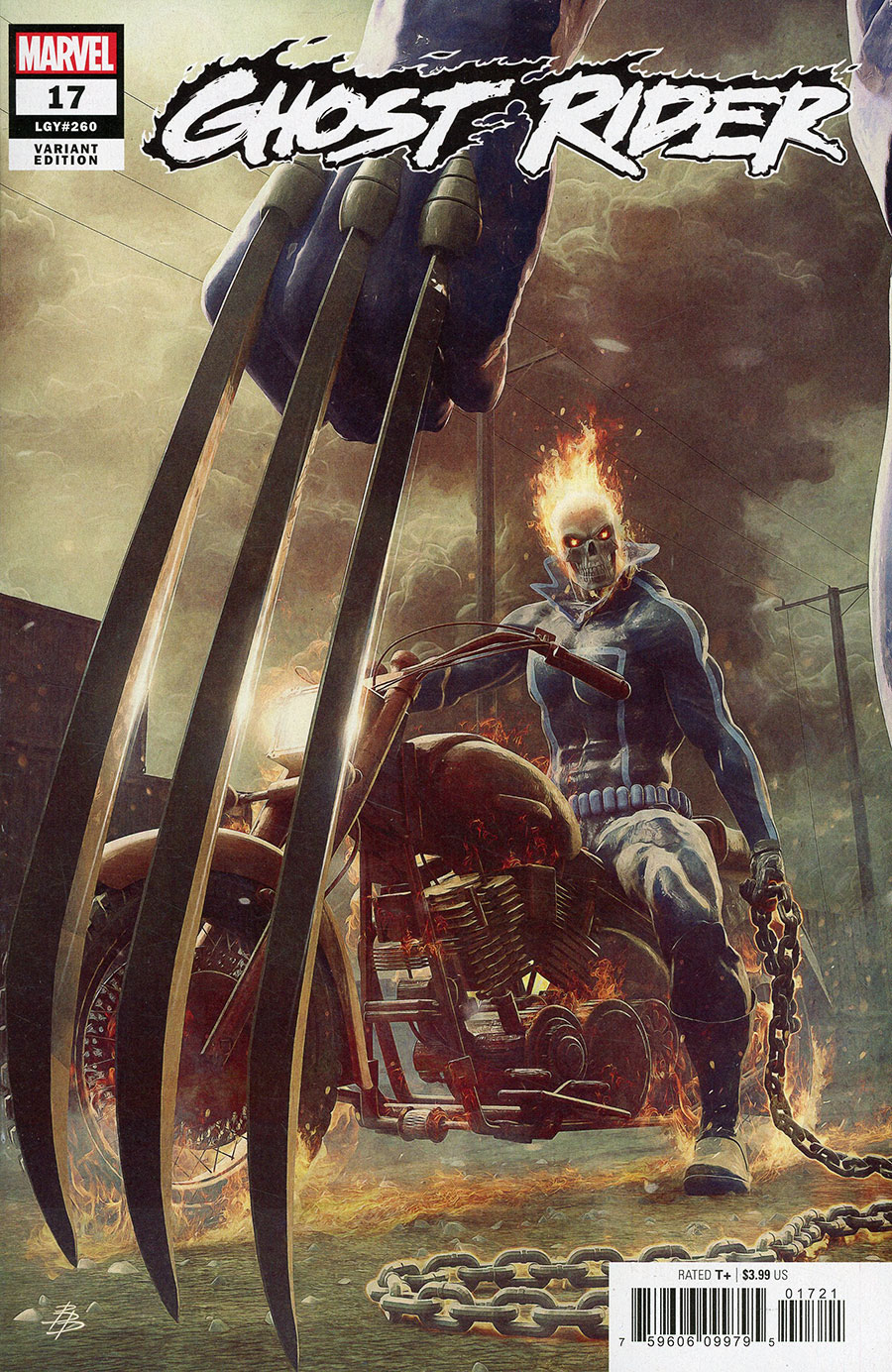 Ghost Rider Vol 9 #17 Cover B Variant Bjorn Barends Cover (Weapons Of Vengeance Part 2) (Limit 1 Per Customer)