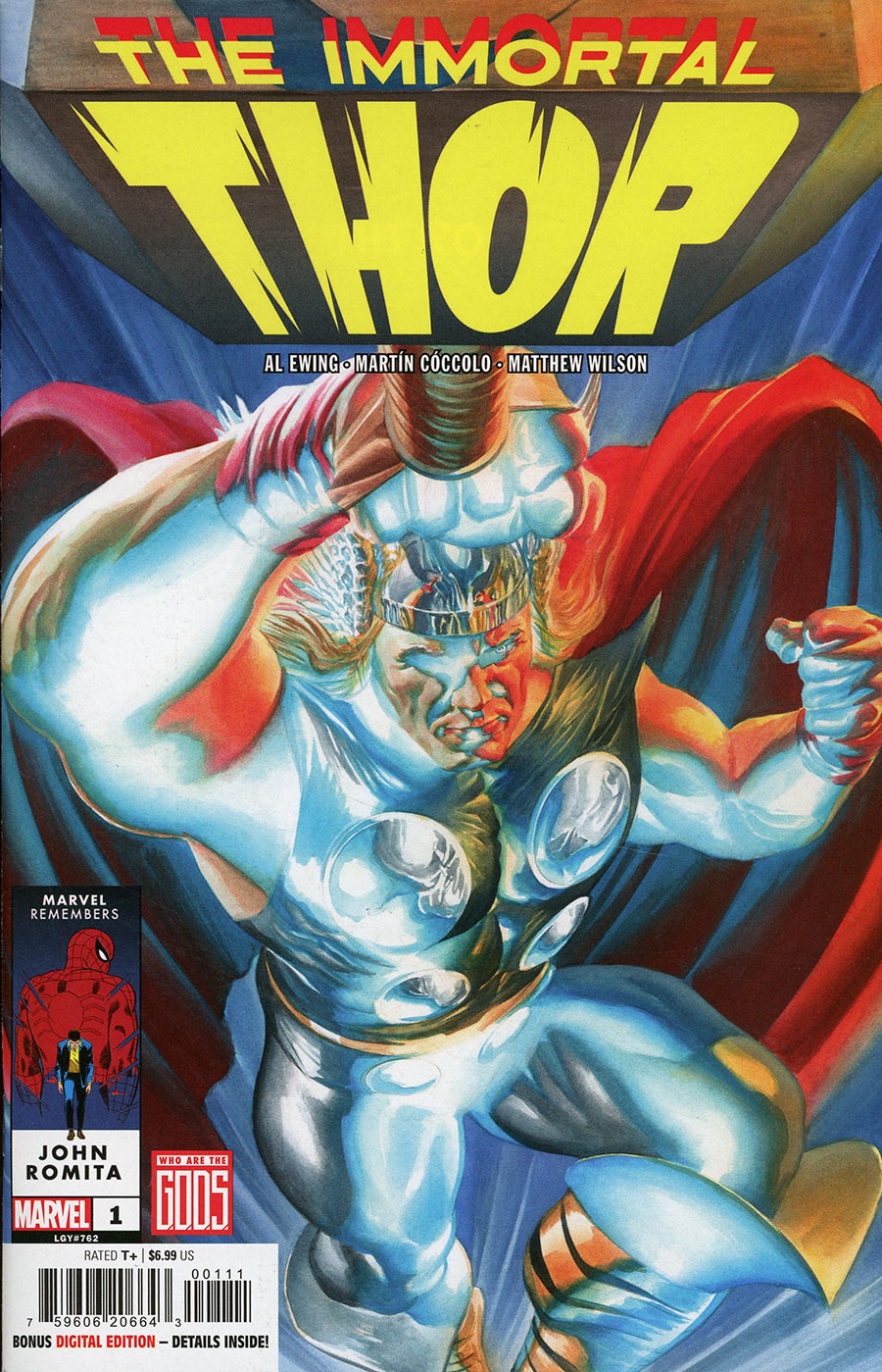 Immortal Thor #1 Cover A Regular Alex Ross Cover (G.O.D.S. Tie-In)