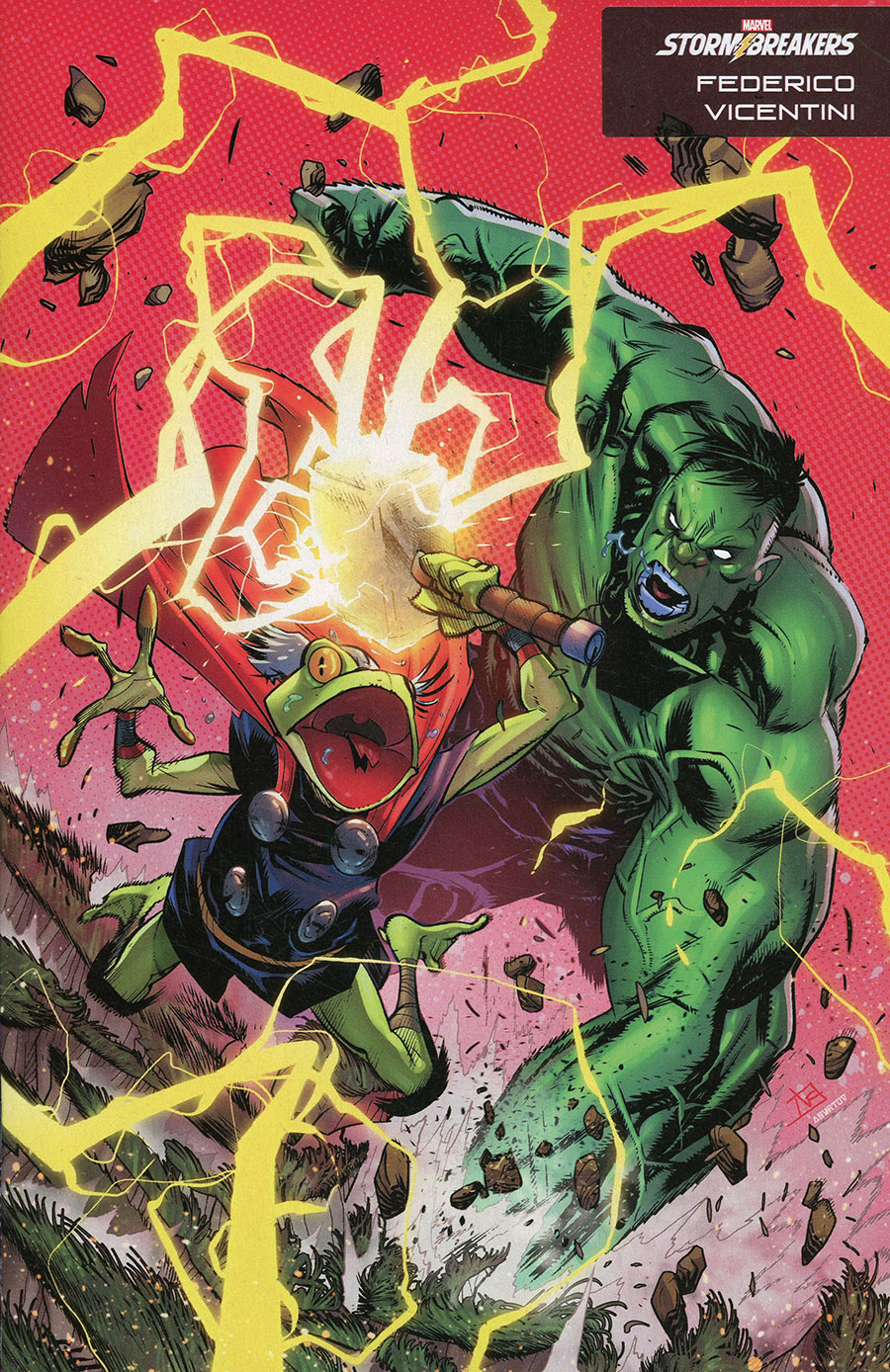 Incredible Hulk Vol 5 #3 Cover B Variant Federico Vicentini Stormbreakers Cover