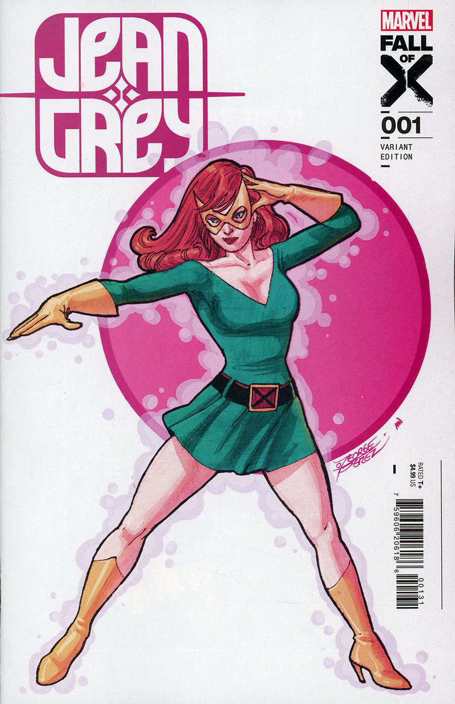 Jean Grey Vol 2 #1 Cover B Variant George Perez Cover (Fall Of X Tie-In)