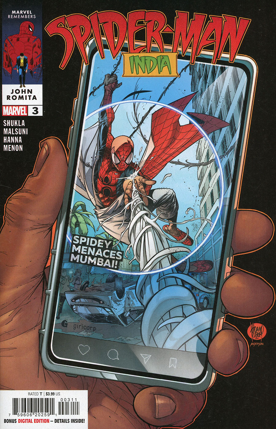 Spider-Man India Vol 2 #3 Cover A Regular Adam Kubert Cover