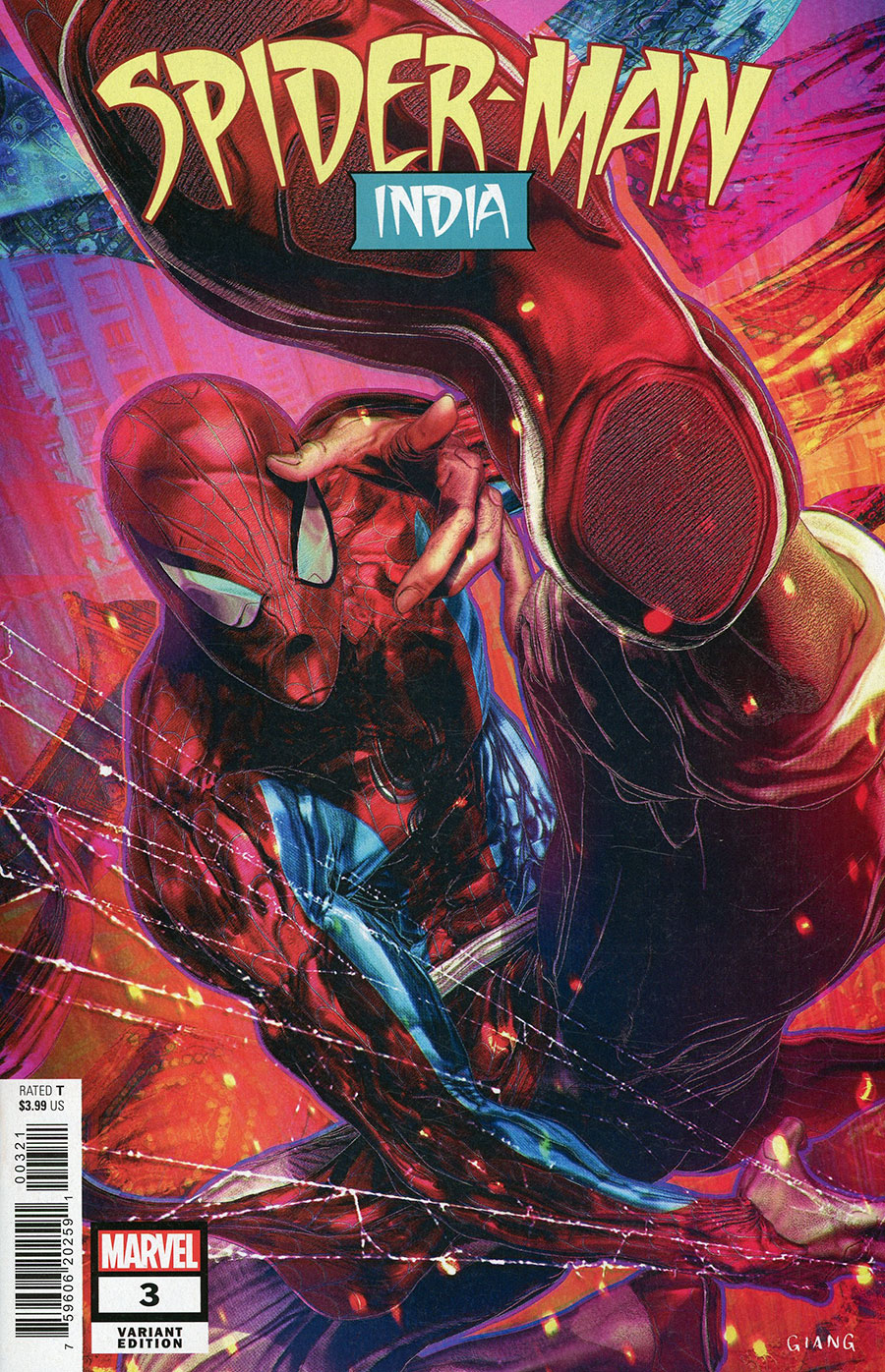 Spider-Man India Vol 2 #3 Cover B Variant John Giang Cover