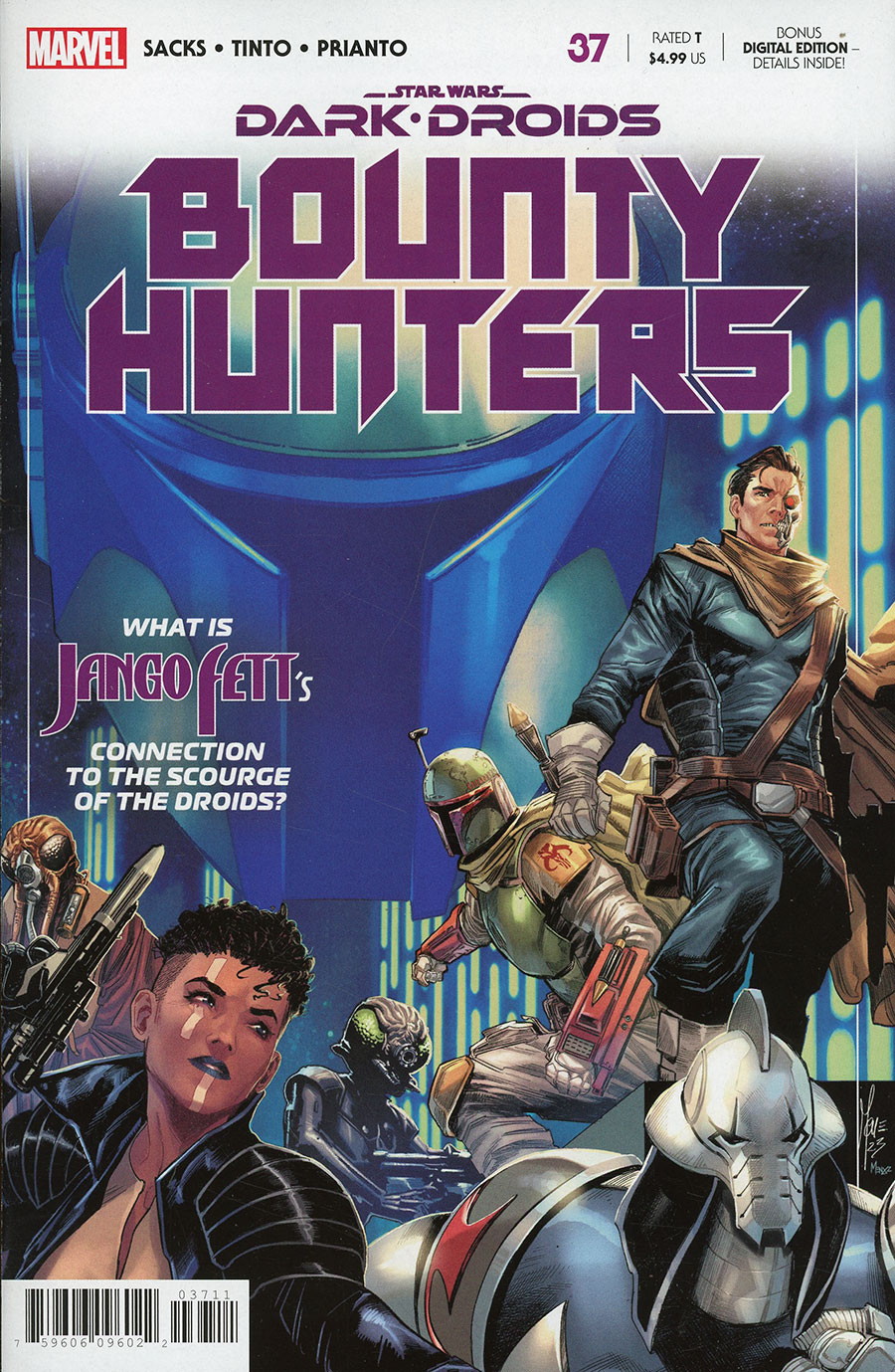 Star Wars Bounty Hunters #37 Cover A Regular Marco Checchetto Cover (Dark Droids Tie-In)