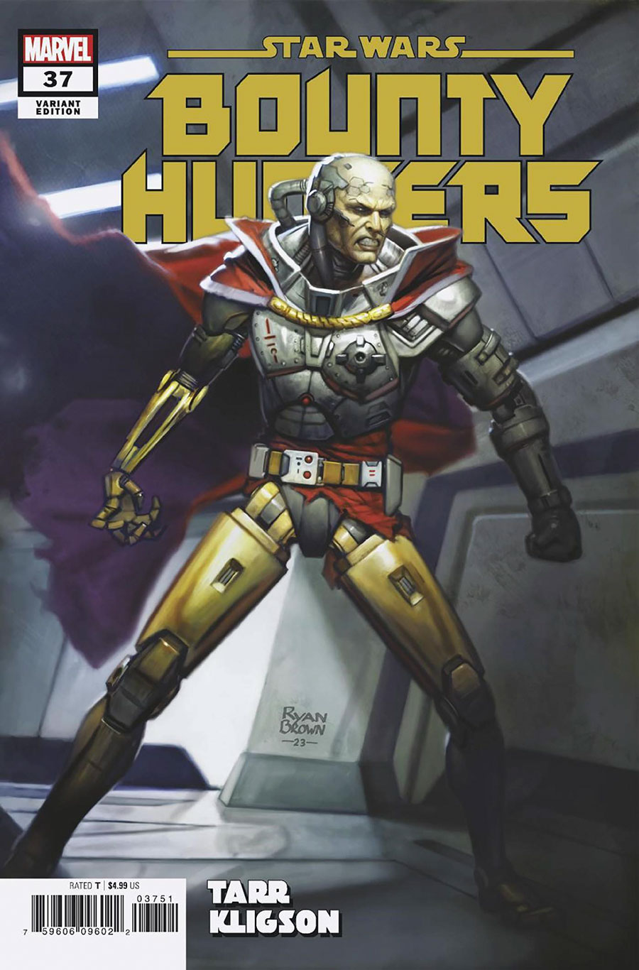 Star Wars Bounty Hunters #37 Cover E Variant Ryan Brown Kligson Cover (Dark Droids Tie-In)