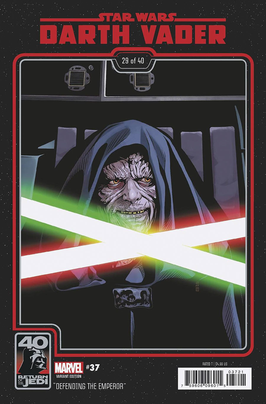 Star Wars Darth Vader #37 Cover B Variant Chris Sprouse Return Of The Jedi 40th Anniversary Cover (Dark Droids Tie-In)