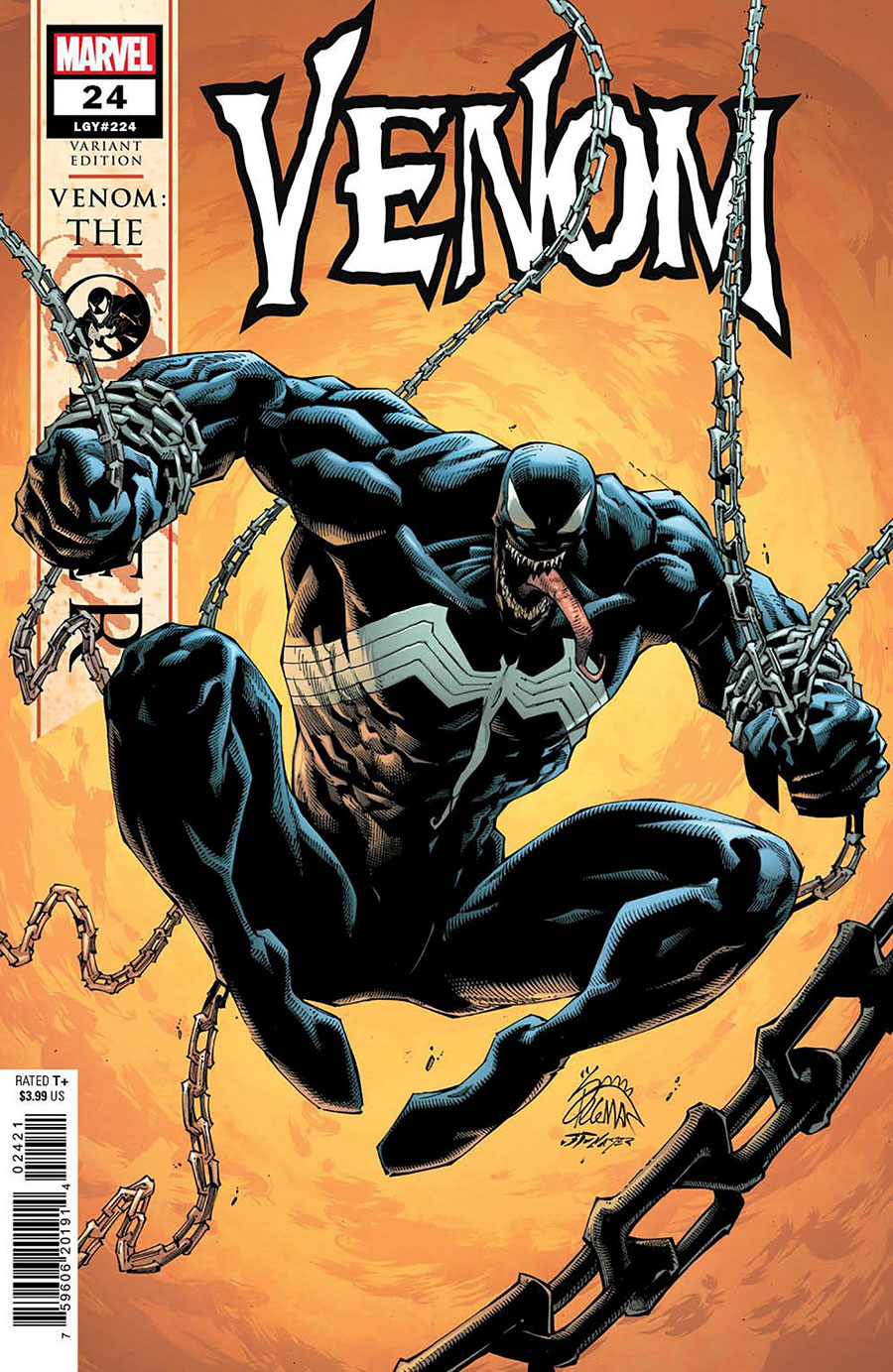 Venom Vol 5 #24 Cover C Variant Ryan Stegman Venom The Other Cover (G.O.D.S. Tie-In)