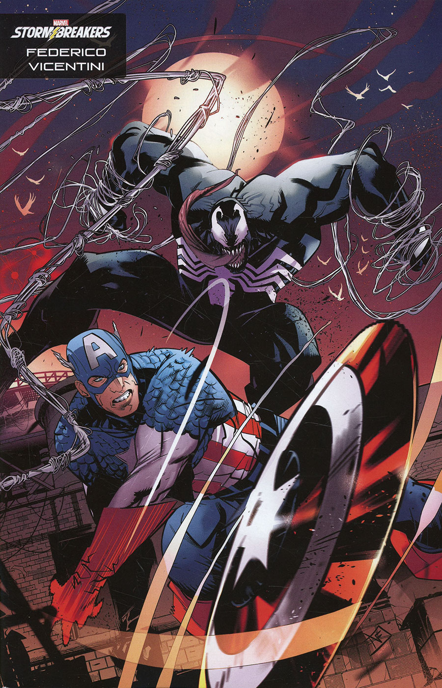 Venom Vol 5 #25 Cover D Variant Federico Vicentini Stormbreakers Cover