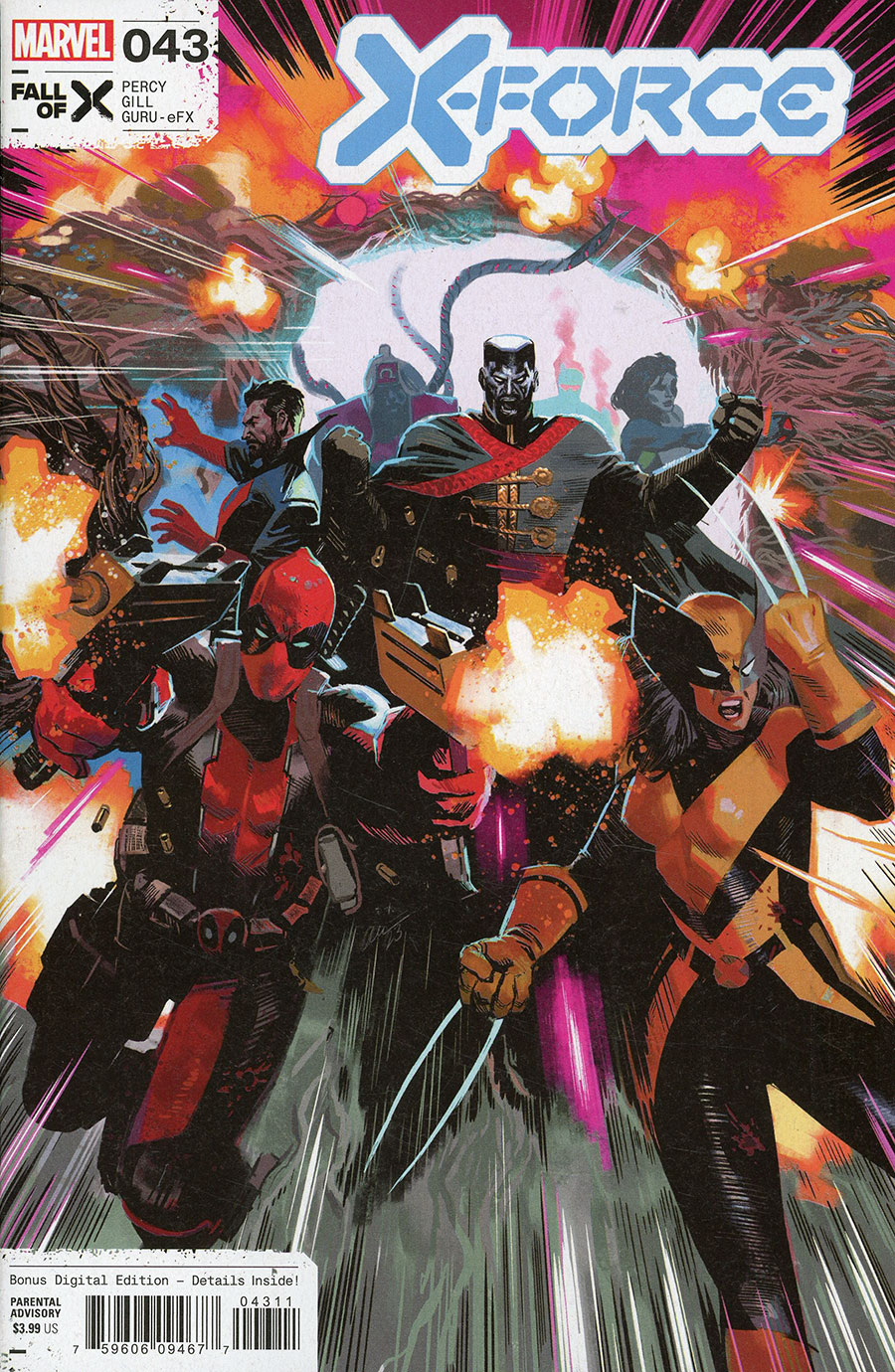 X-Force Vol 6 #43 Cover A Regular Daniel Acuna Cover (Fall Of X Tie-In)
