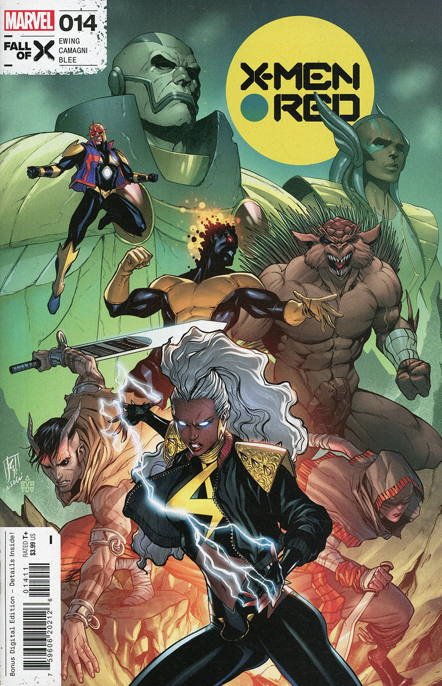 X-Men Red Vol 2 #14 Cover A Regular Stefano Caselli Cover (Fall Of X Tie-In)