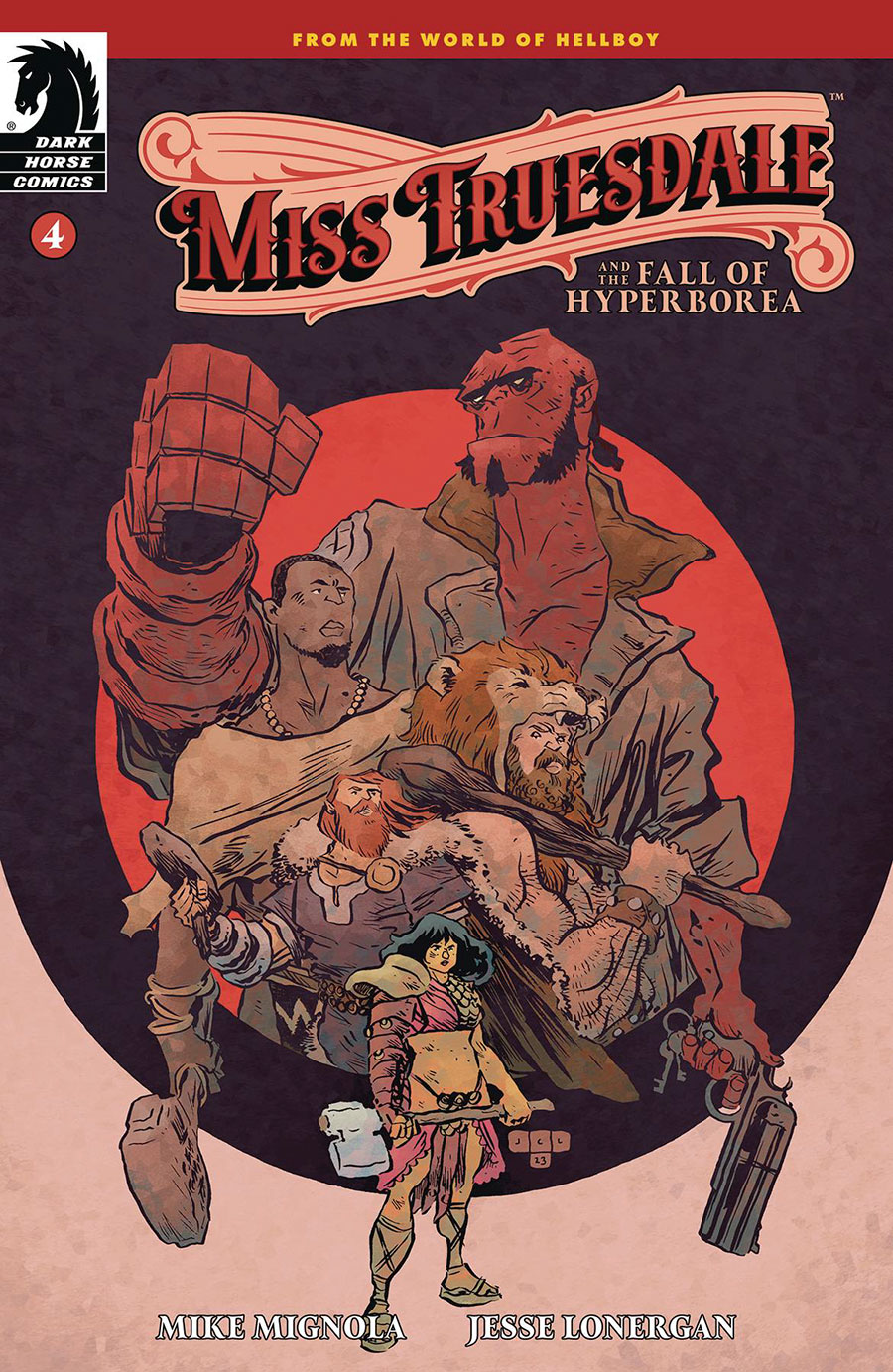 Miss Truesdale And The Fall Of Hyperborea #4 Cover A Regular Jesse Lonergan Cover
