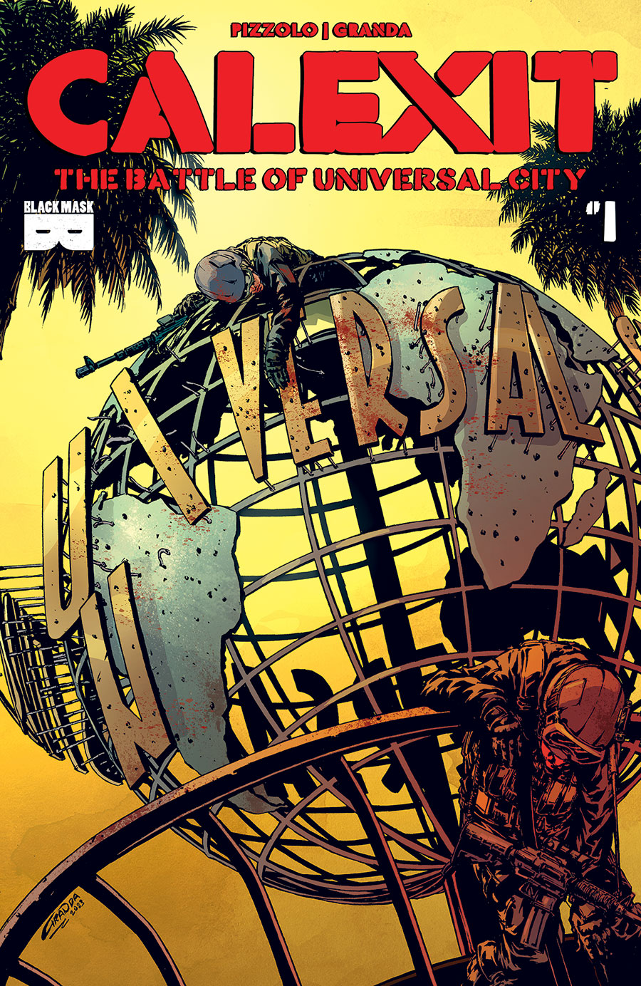 Calexit Battle Of Universal City #1 Cover A Regular C Granda Cover