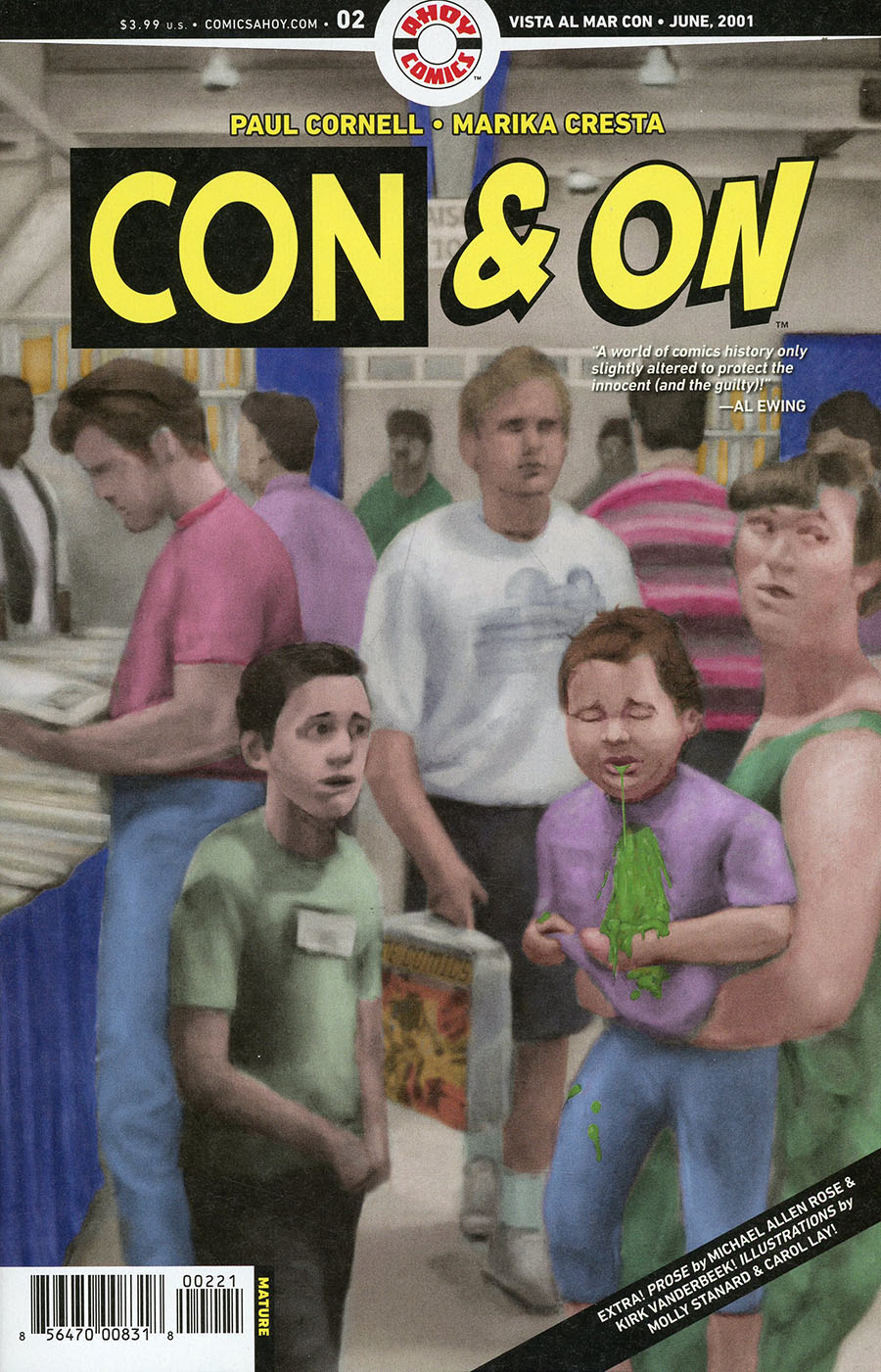 Con & On #2 Cover B Variant Daniel Schoeneck Cover