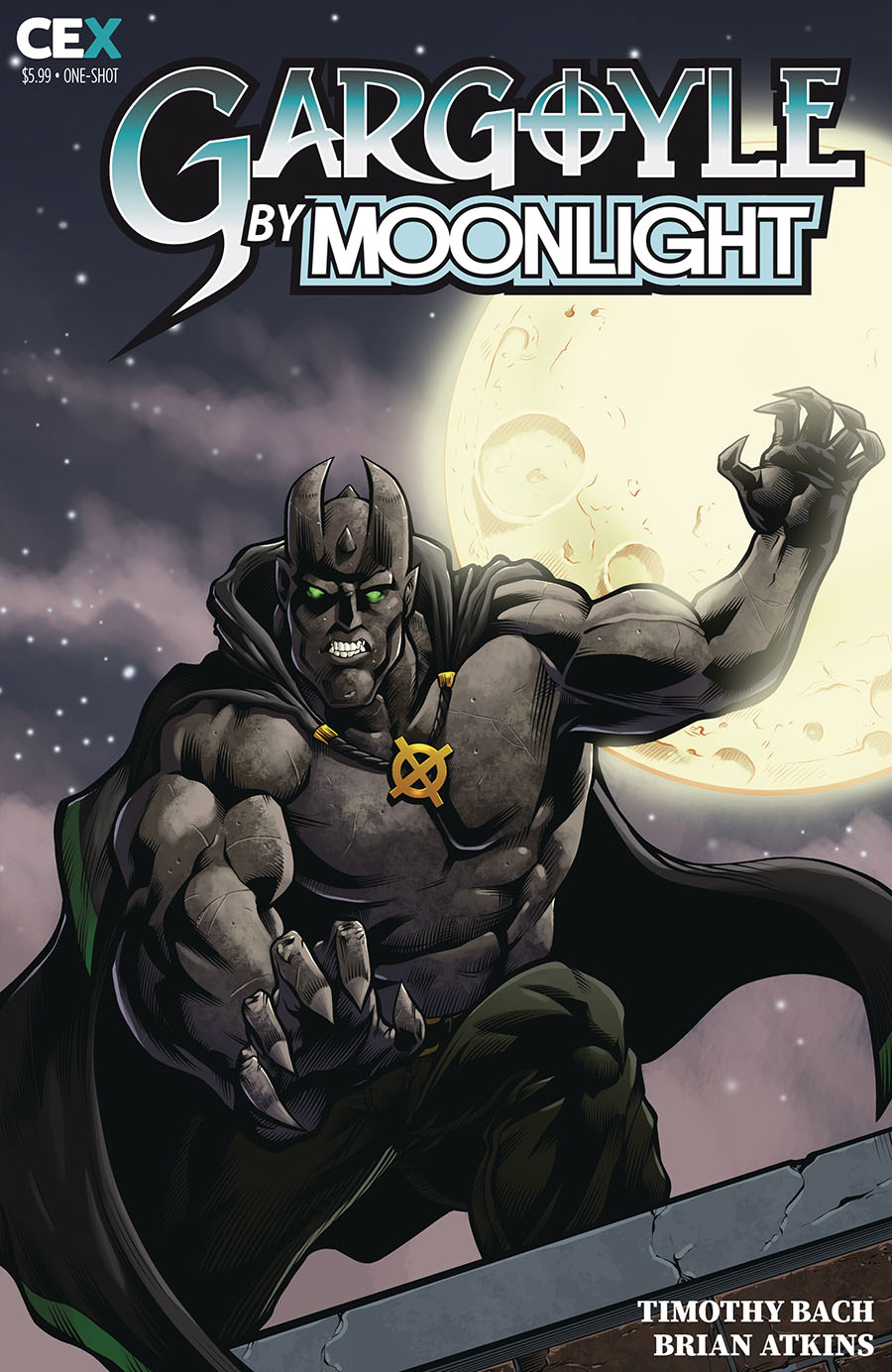 Gargoyle By Moonlight #1 (One Shot) Cover A Regular Brian Atkins Cover