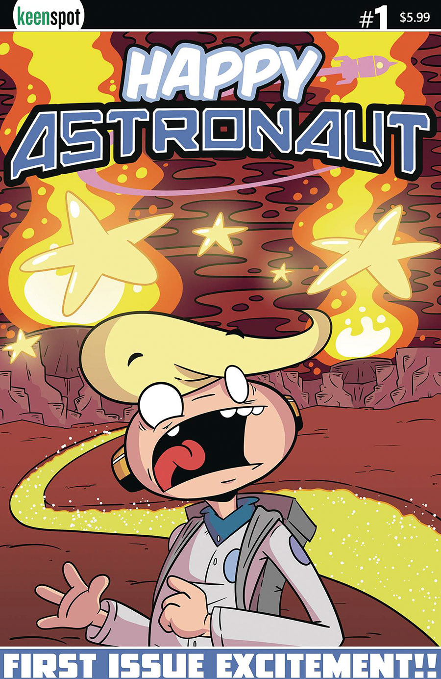 Happy Astronaut #1 Cover A Regular Matt Rodgers Cover