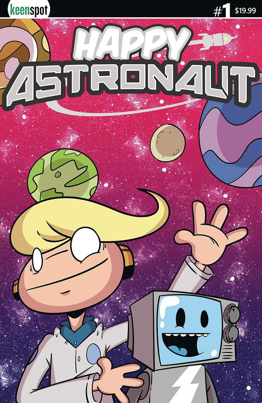 Happy Astronaut #1 Cover C Variant Matt Rodgers Holofoil Cover