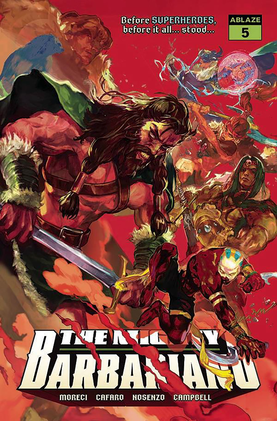 Mighty Barbarians #5 Cover A Regular Sunghan Yune Cover