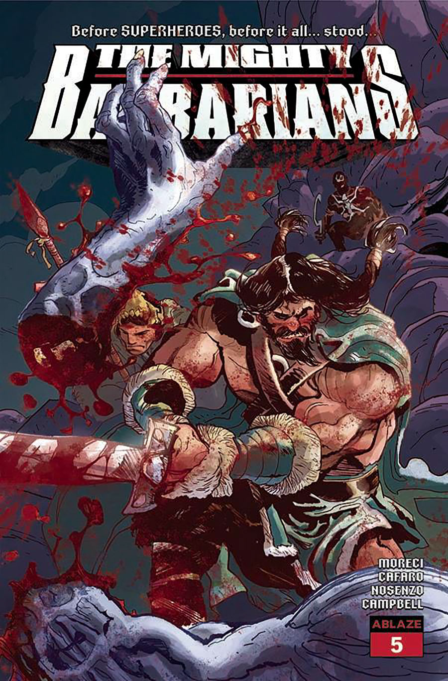 Mighty Barbarians #5 Cover C Variant Emanuele Gizzi Cover
