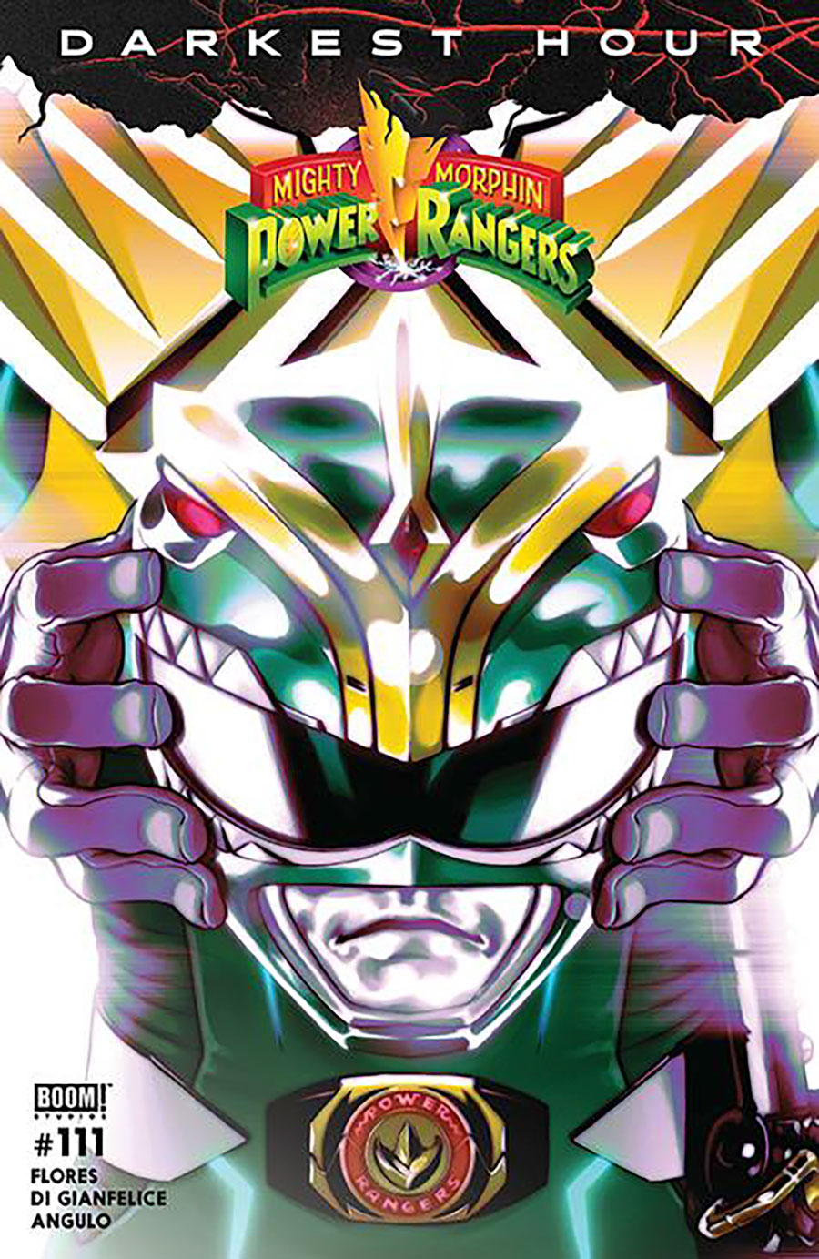 Mighty Morphin Power Rangers (BOOM Studios) #111 Cover C Variant Goni Montes Helmet Cover