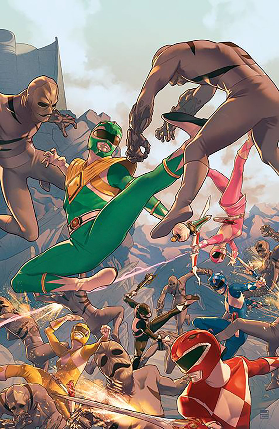 Mighty Morphin Power Rangers 30th Anniversary Special #1 (One Shot) Cover F Variant Jamal Campbell Foil Cover