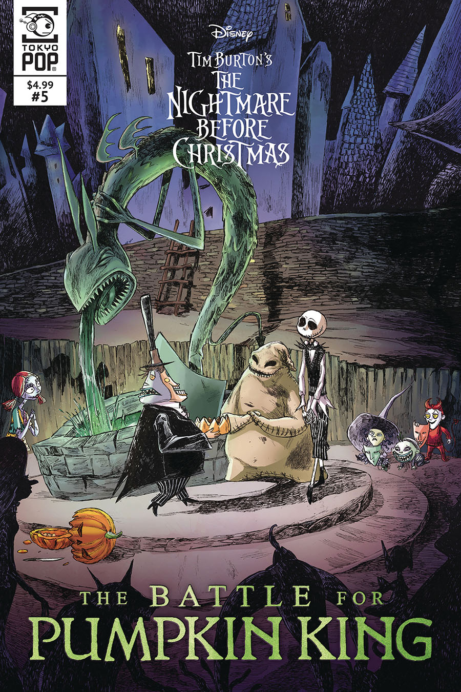 Nightmare Before Christmas Battle For Pumpkin King #5 Cover A Regular Cover