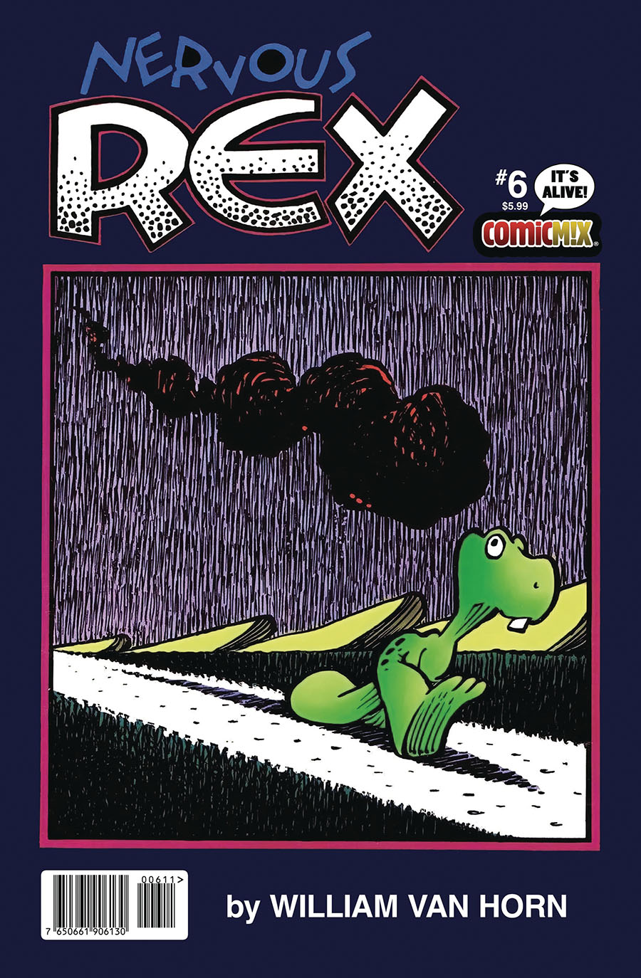 Nervous Rex #6 Cover A Regular William Van Horn Retro Cover