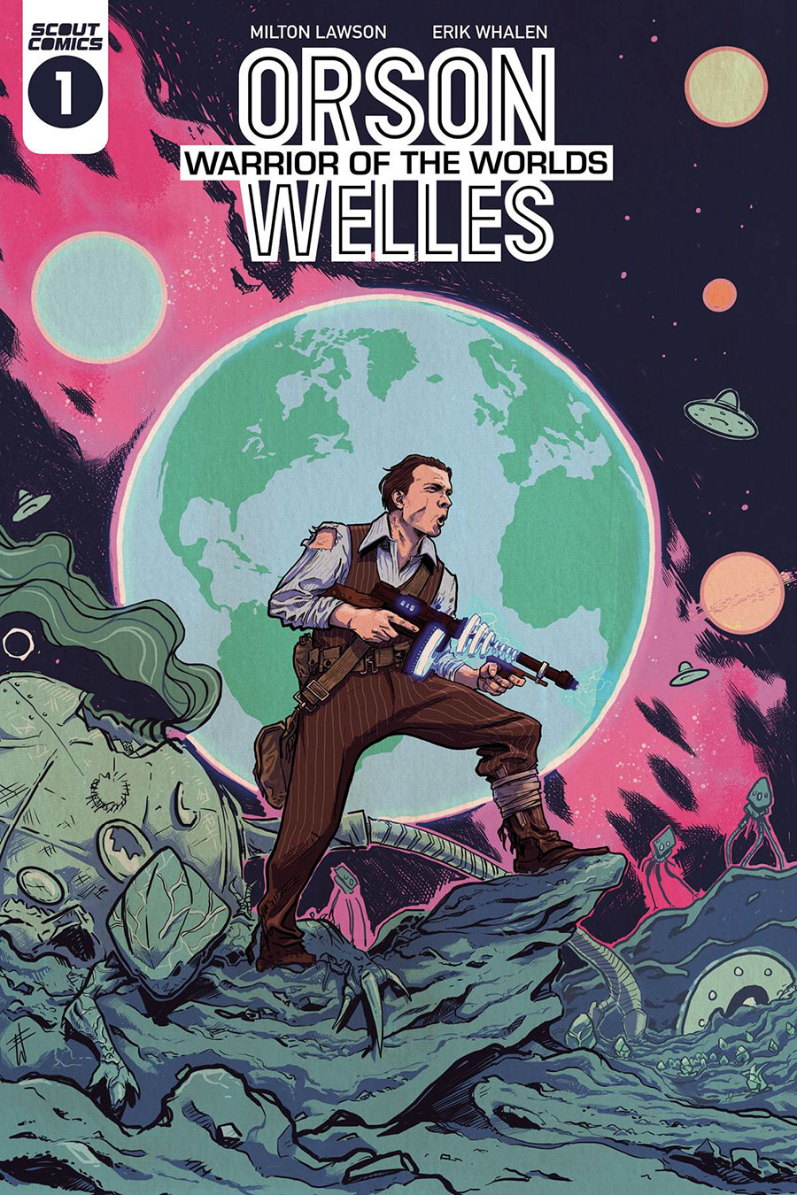 Orson Welles Warrior Of The Worlds #1 Cover A Regular Erik Whalen Cover