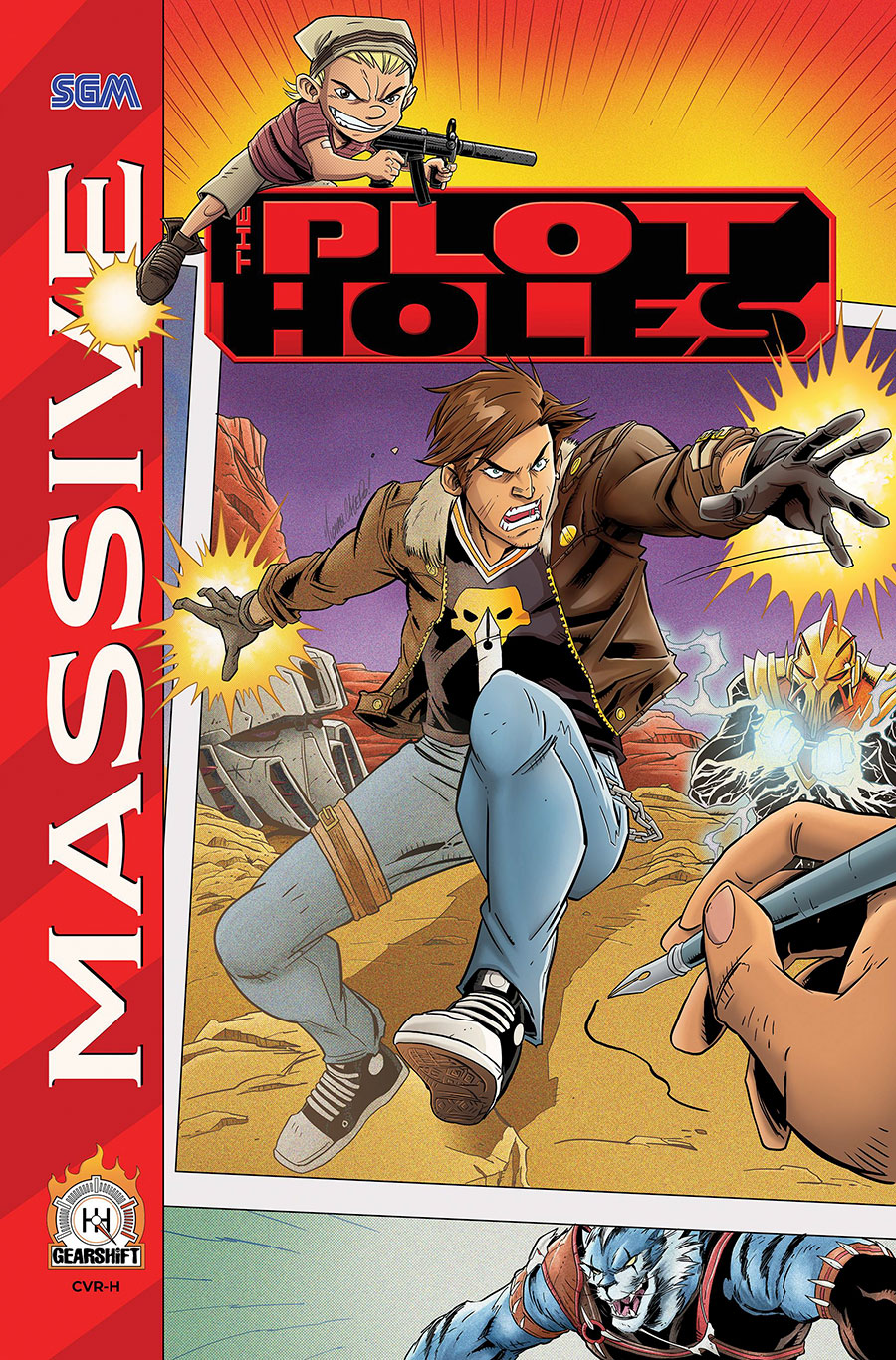 Plot Holes #1 Cover H Variant Michael Calero & Trevor Richardson Video Game Homage Cover