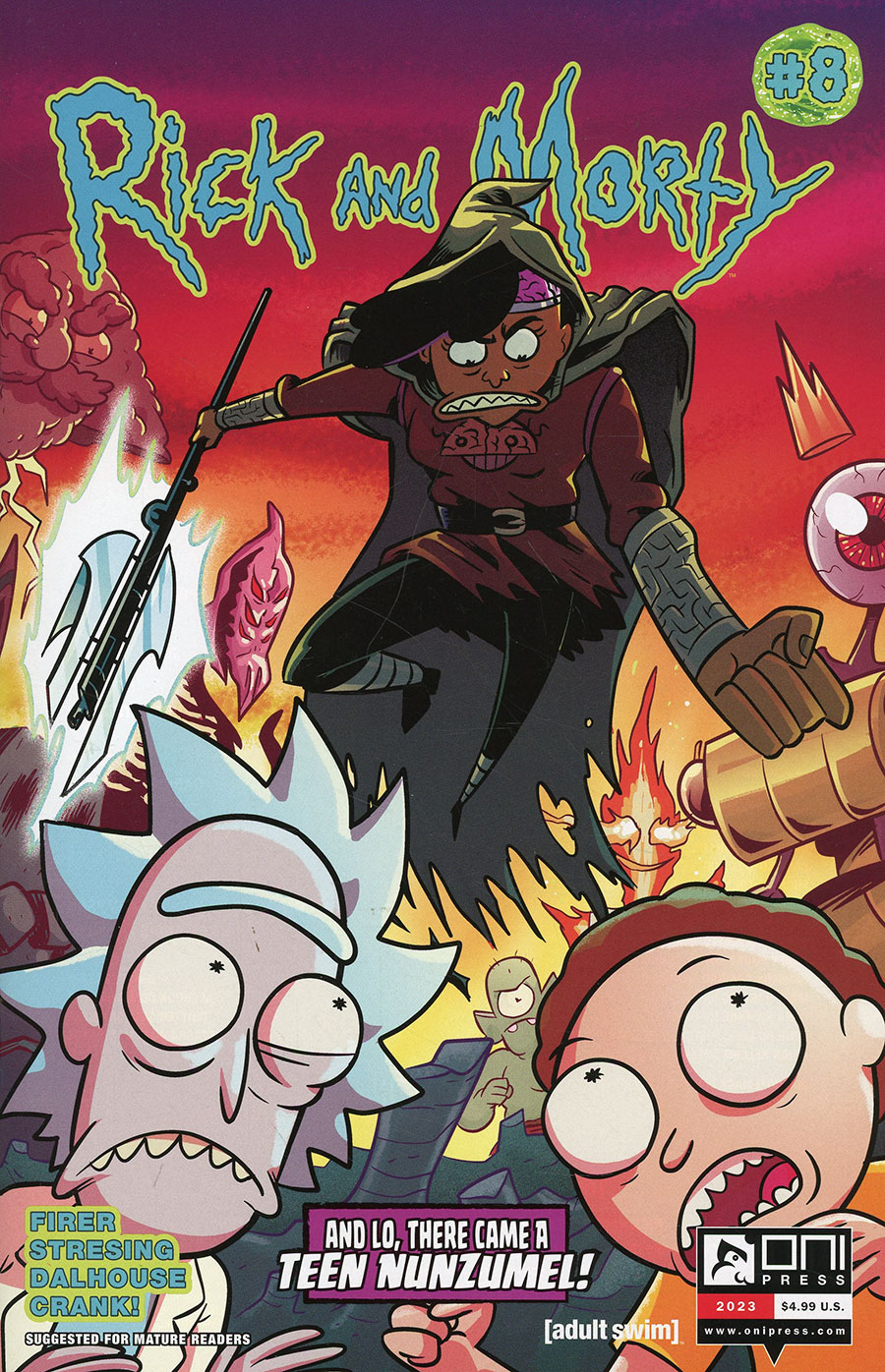 Rick And Morty Vol 2 #8 Cover A Regular Fred C Stresing Cover