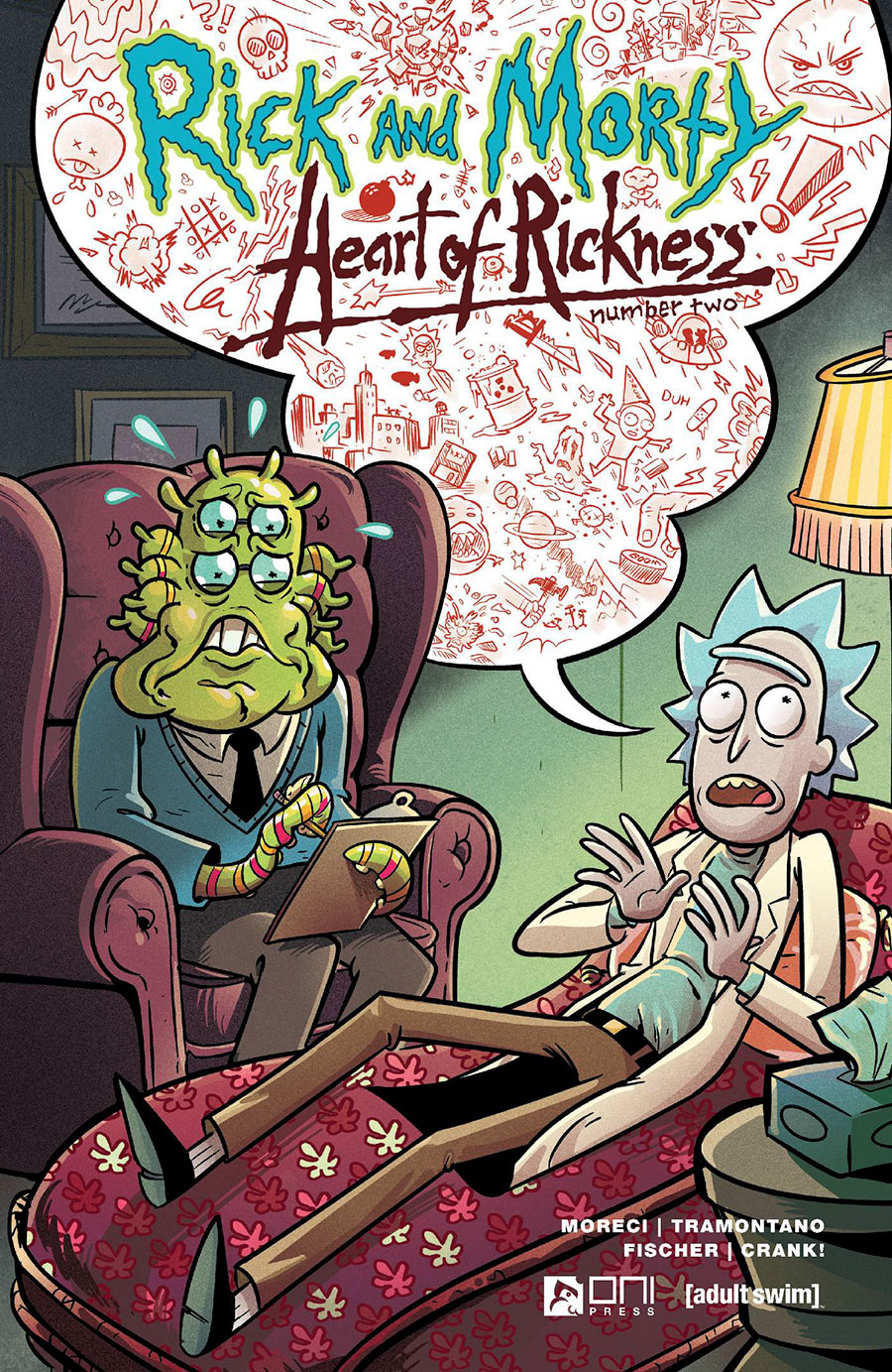 Rick And Morty Heart Of Rickness #2 Cover B Variant Fred C Stresing Cover