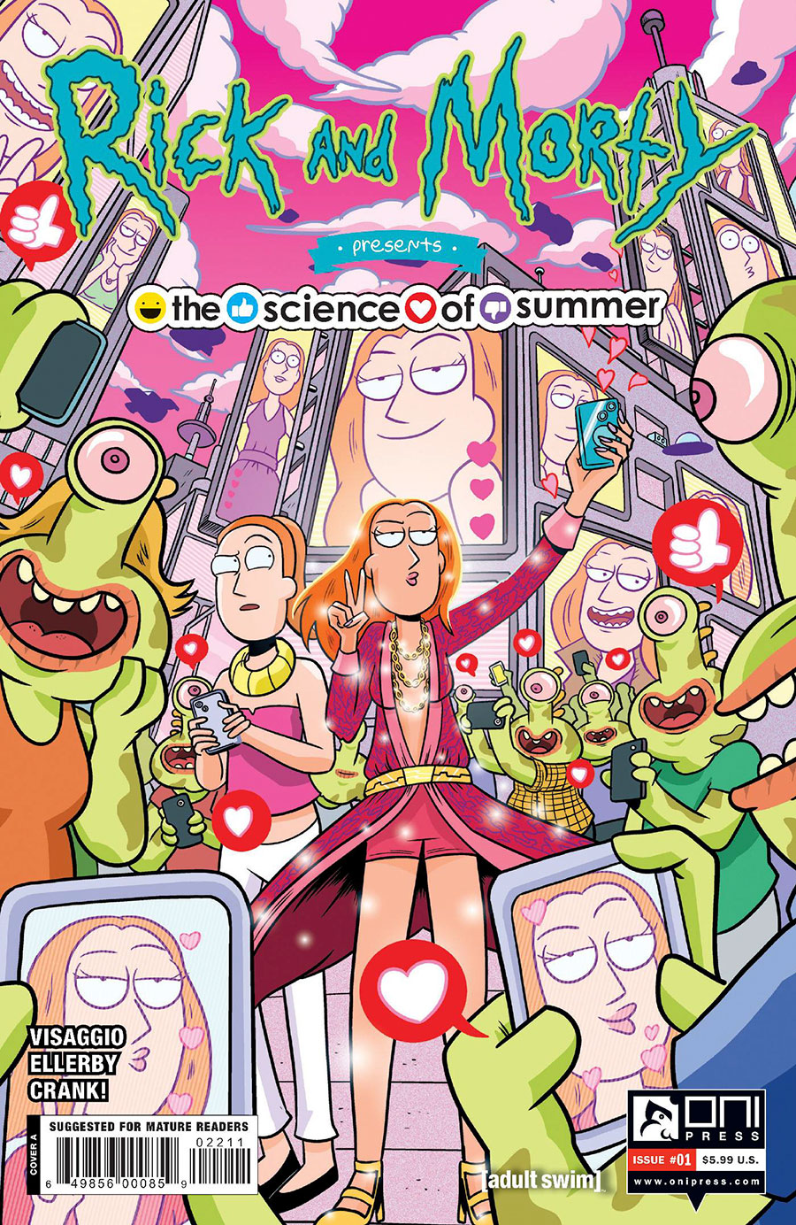Rick And Morty Presents Science Of Summer #1 (One Shot) Cover A Regular Marc Ellerby Cover