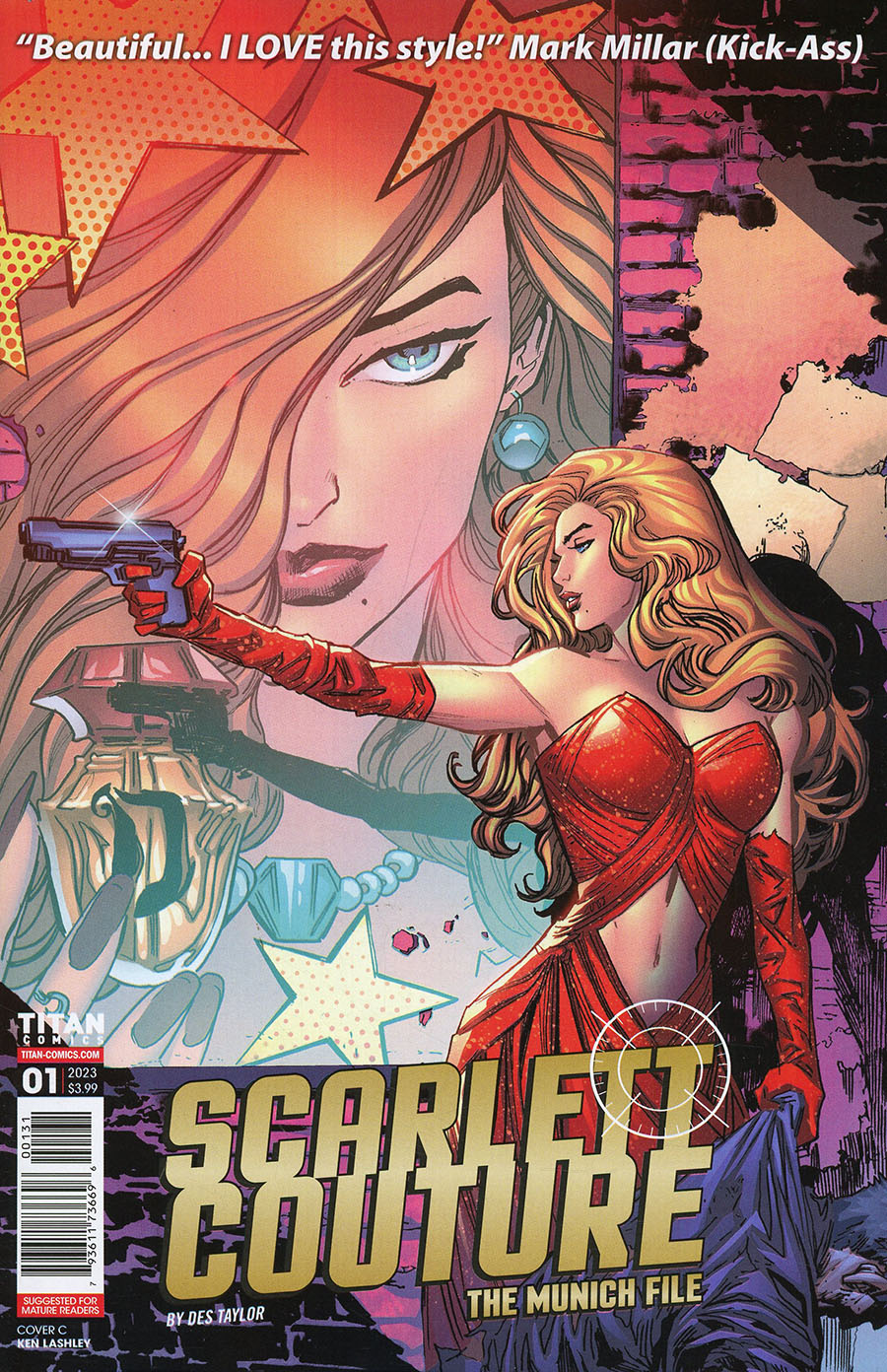 Scarlett Couture Munich File #1 Cover C Variant Ken Lashley Cover