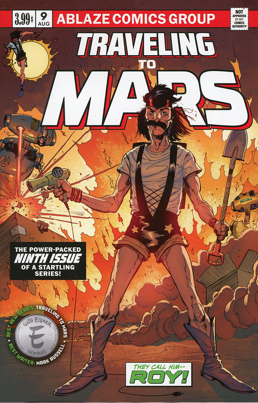 Traveling To Mars #9 Cover D Variant Brent McKee Marvel Comics Amazing Adventures 18 Parody Cover