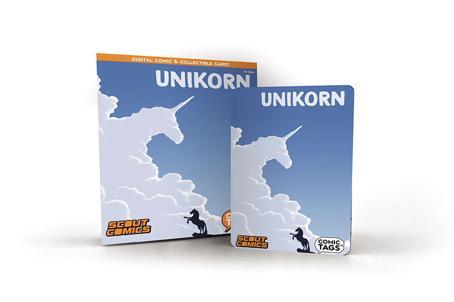 Unikorn GN Comic Tag Collectible Card With Digital Comic