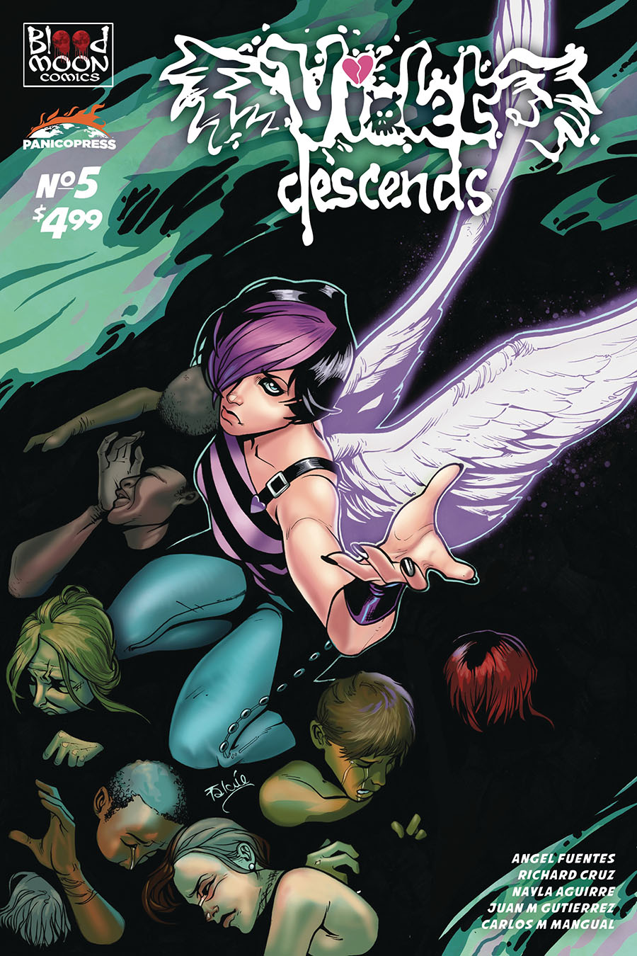 Violet Descends #5 Cover B Variant Nayla Aguirre Cover