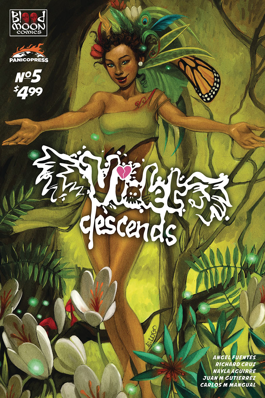 Violet Descends #5 Cover C Variant Ericka Lugo Cover