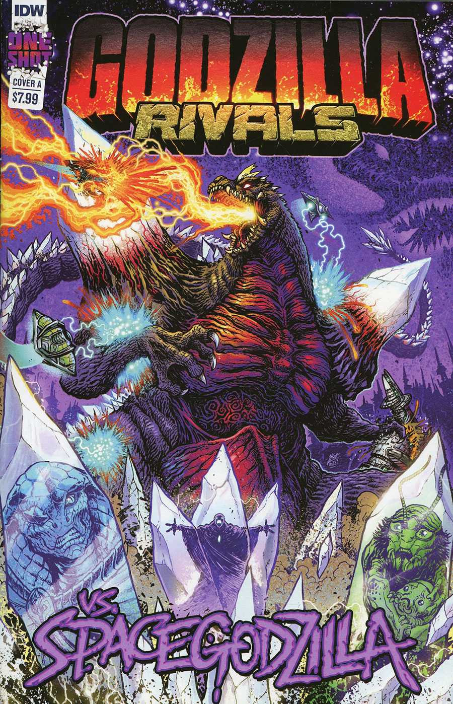 Godzilla Rivals vs Spacegodzilla #1 (One Shot) Cover A Regular Matt Frank Cover
