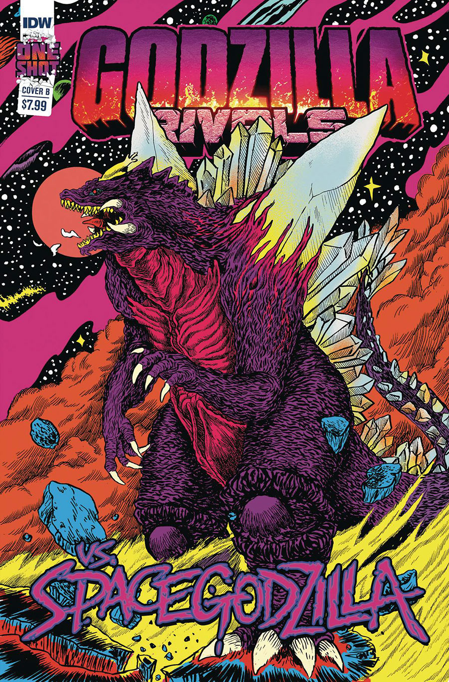 Godzilla Rivals vs Spacegodzilla #1 (One Shot) Cover B Variant Alexis Ziritt Cover