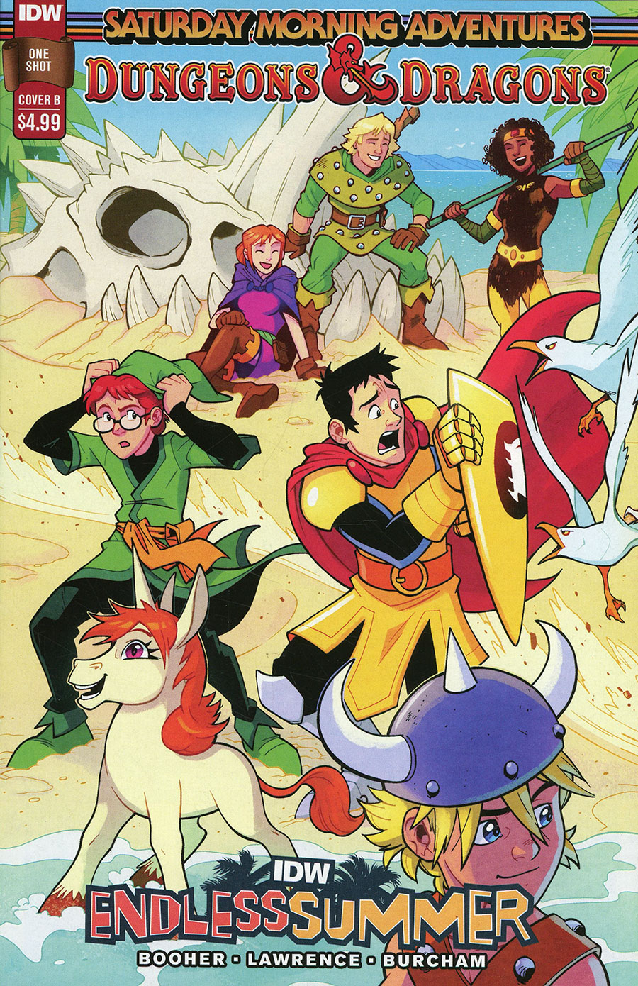IDW Endless Summer Dungeons & Dragons Saturday Morning Adventures #1 (One Shot) Cover B Variant Jack Lawrence Cover