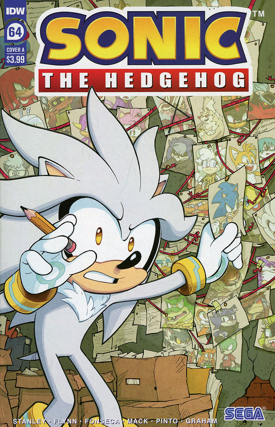 Sonic The Hedgehog Vol 3 #64 Cover A Regular Jack Lawrence Cover